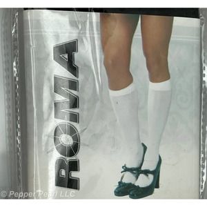 Knee High Stockings Black Adult Roma Costume Theater Cosplay Dress Up
